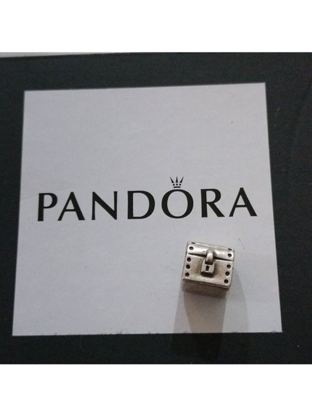 Pandora Retired Sterling Silver Treasure Chest Bead - 790425